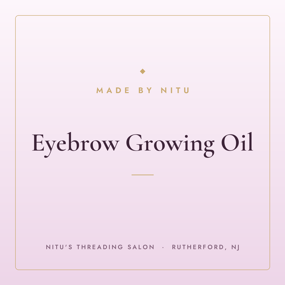 Eyebrow Growing Oil
