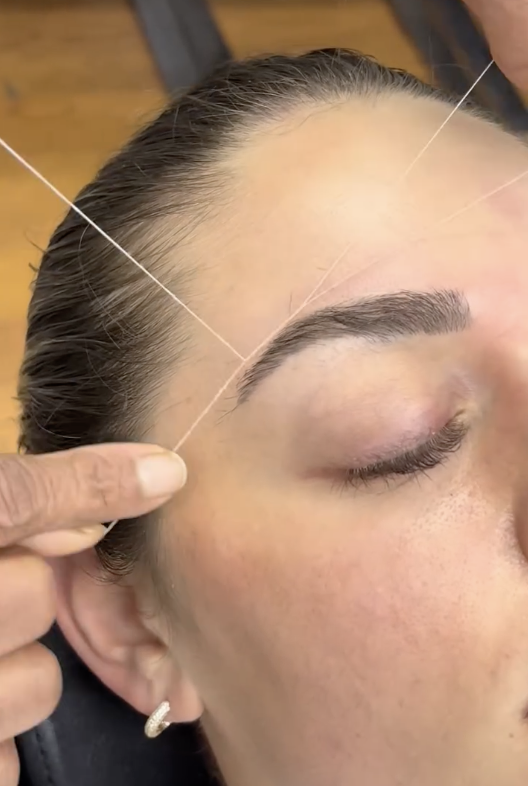 Eyebrow Threading at Nitu's Salon